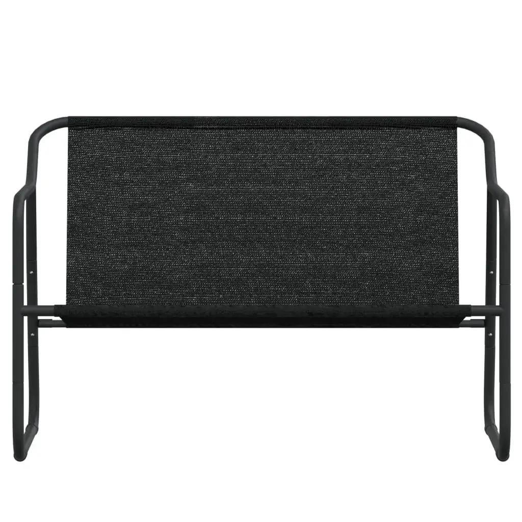 2-Seater Garden Bench with Cushion Anthracite Steel Price