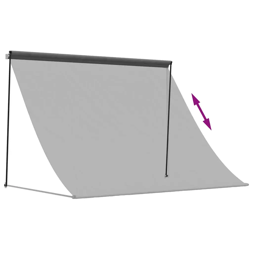 Retractable Awning Anthracite 200x150 cm Fabric and Steel Price