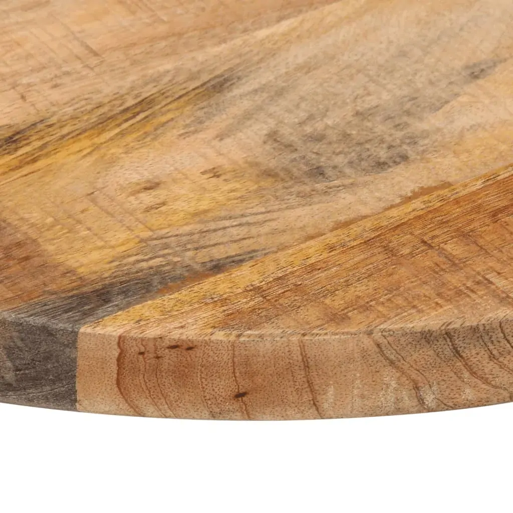 Table Top Ø 60x1.5 cm Round Solid Wood Rough Mango Price