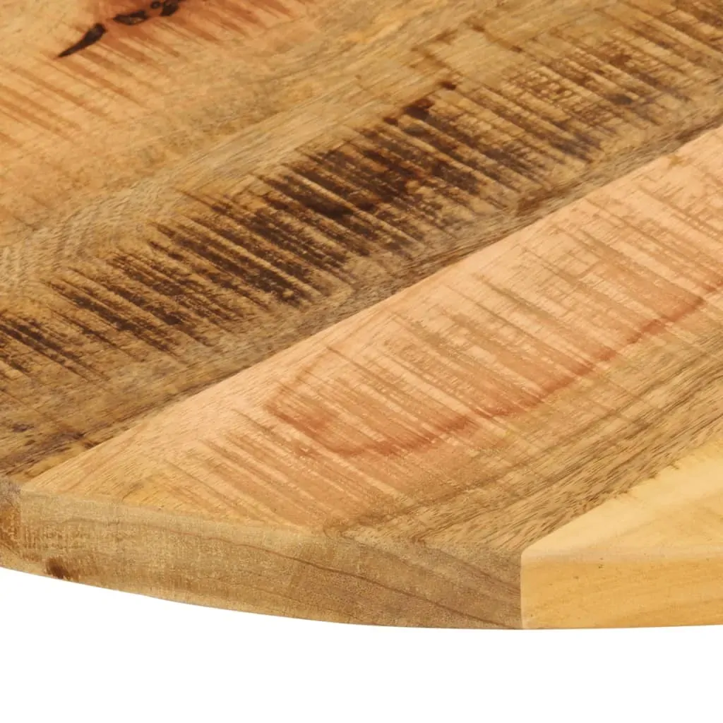 Table Top Ø 70x1.5 cm Round Solid Wood Rough Mango Price
