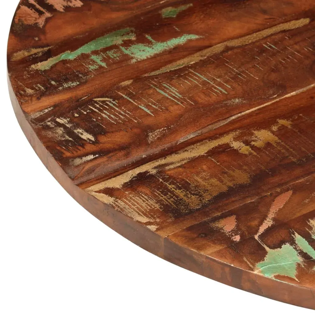 Table Top Ø 70x2.5 cm Round Solid Wood Reclaimed Price
