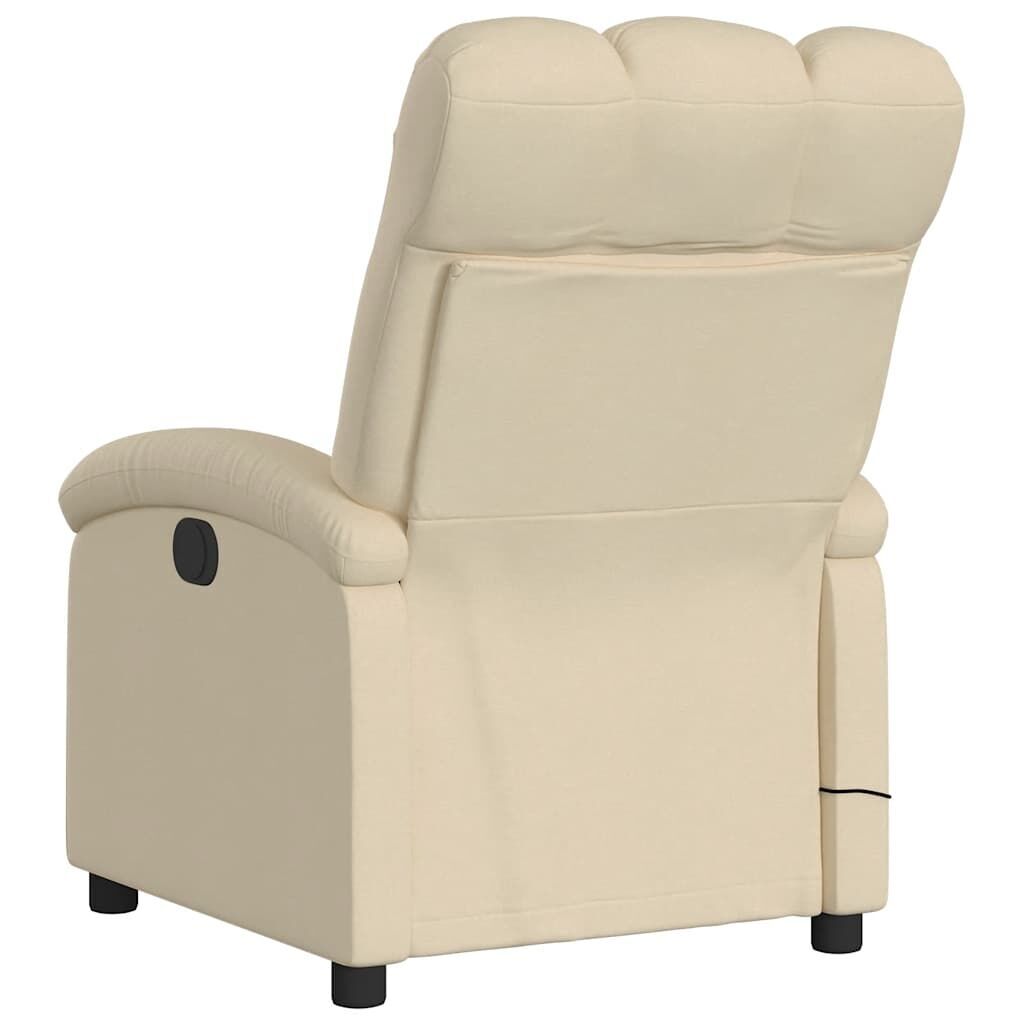 Massage Recliner Chair Cream Fabric Price