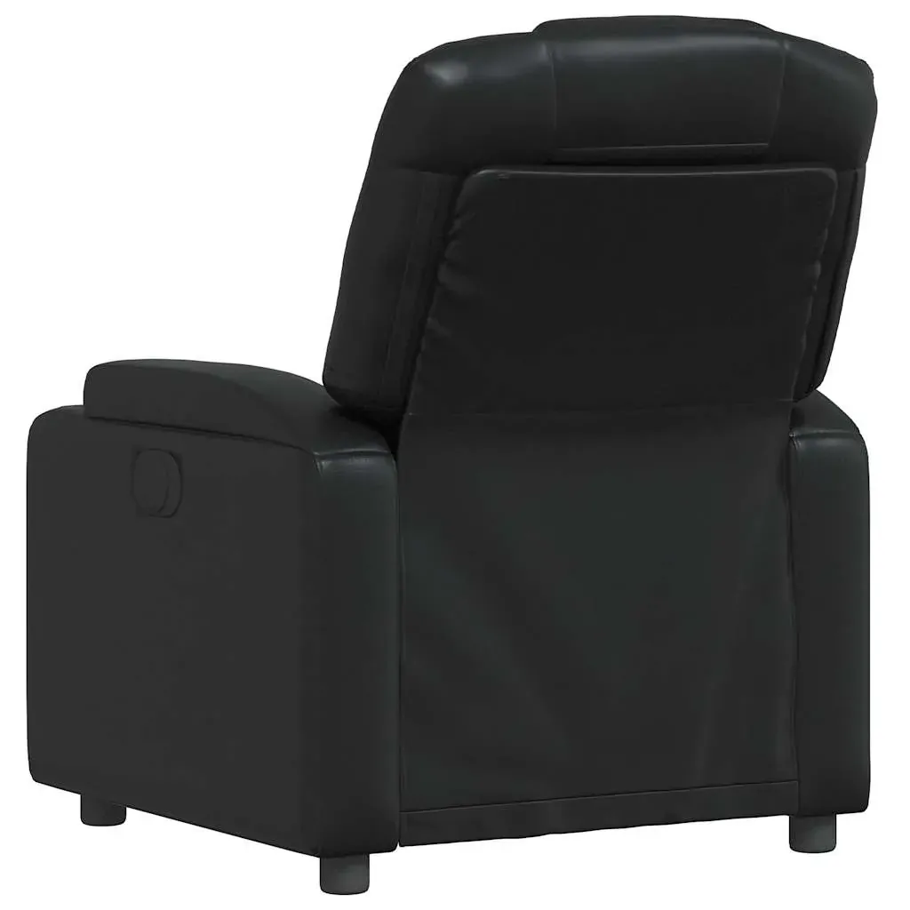 Recliner Chair Black Faux Leather Price