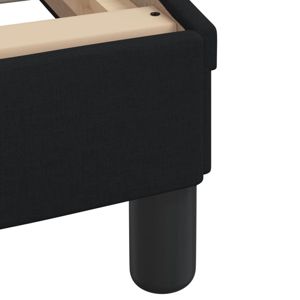 Bed Frame with Headboard without Mattress Black 90x190 cm Fabric Price
