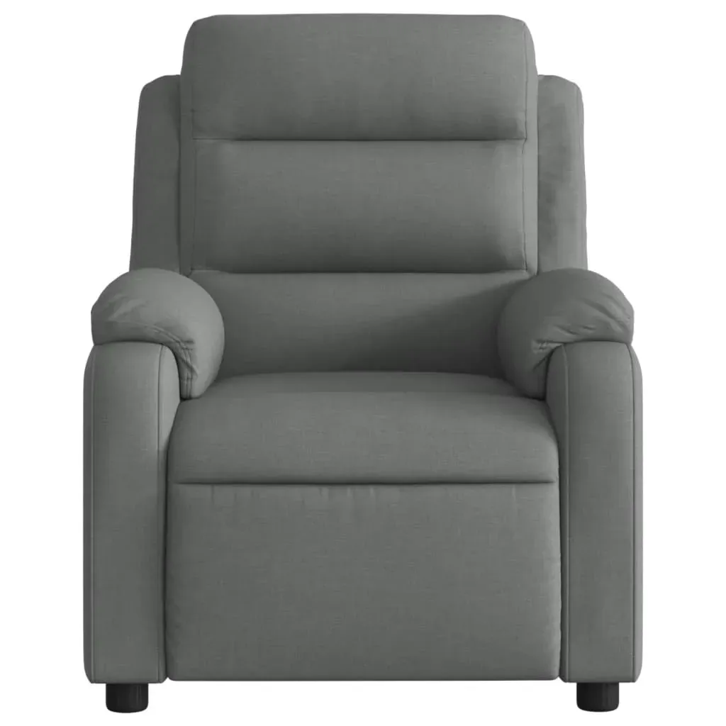 Recliner Chair Dark Grey Fabric Price