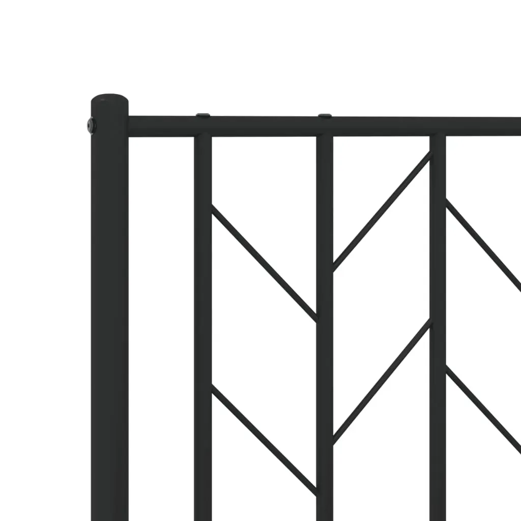 Metal Headboard Black 107 cm King Single Price