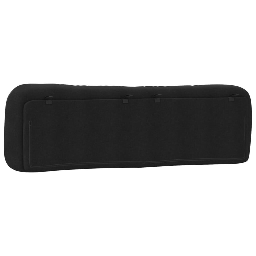 Headboard Cushion Black 180 cm Fabric Price