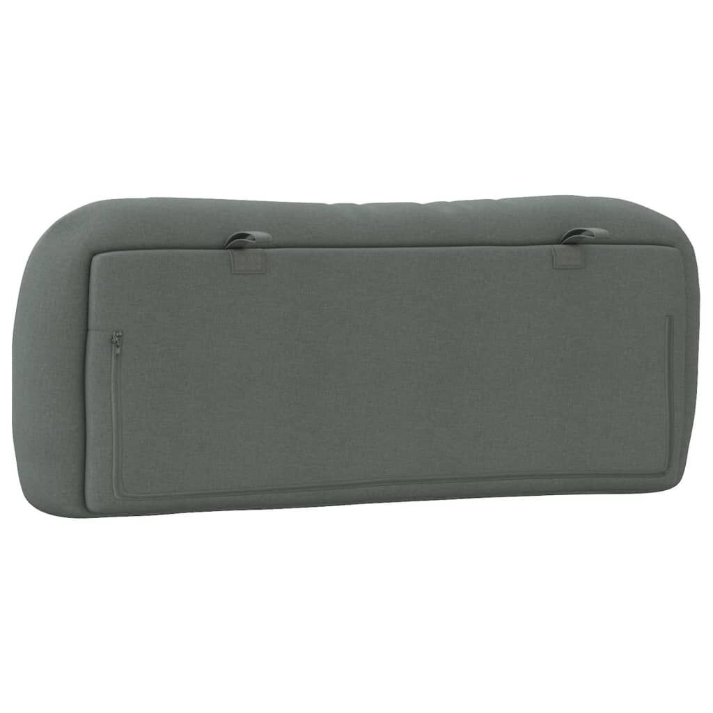 Headboard Cushion Dark Grey 107 cm King Single Fabric Price