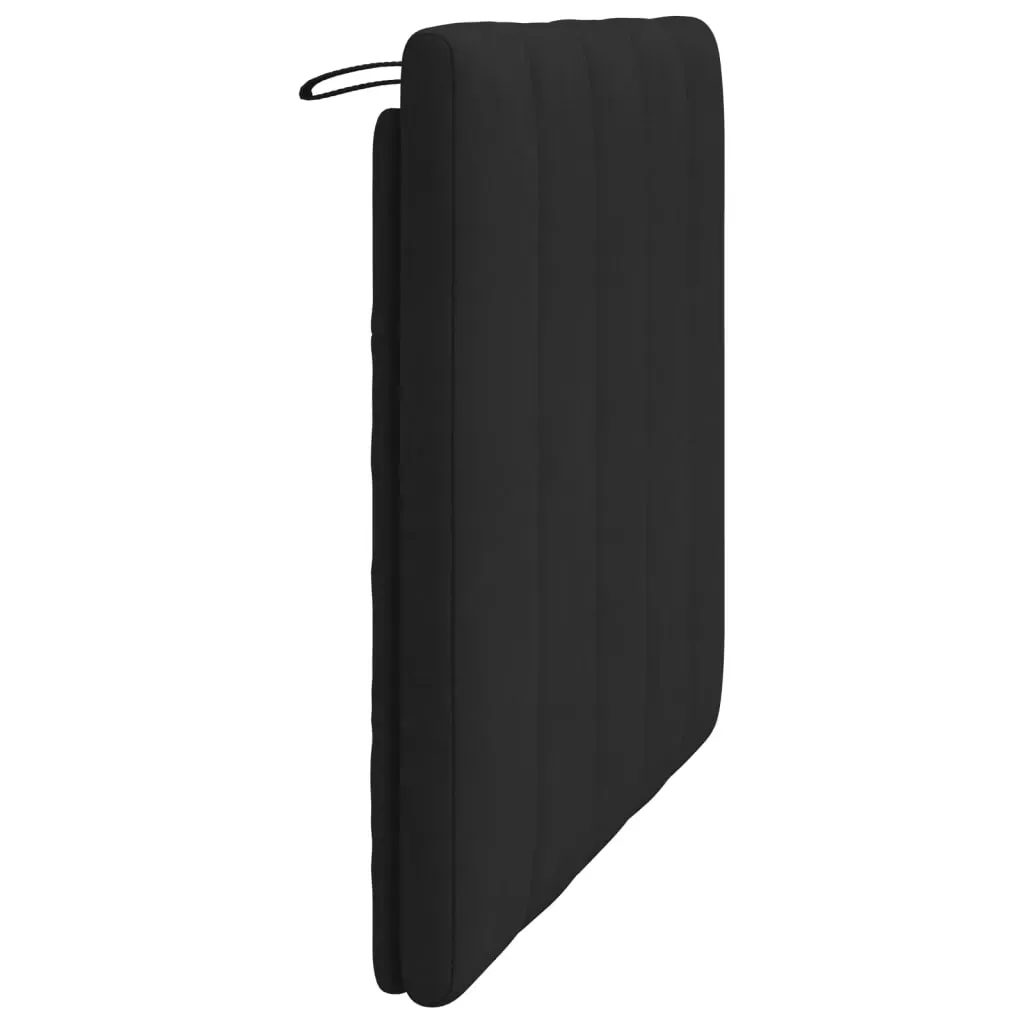 Headboard Cushion "Hanko" Black 107 cm King Single Velvet Price