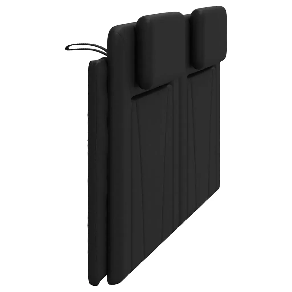 Headboard Cushion "Viana" Black 180 cm Faux Leather Price