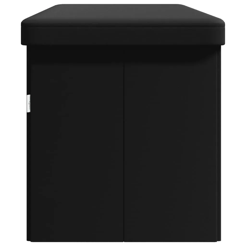 Storage Bench Foldable Black PVC Price