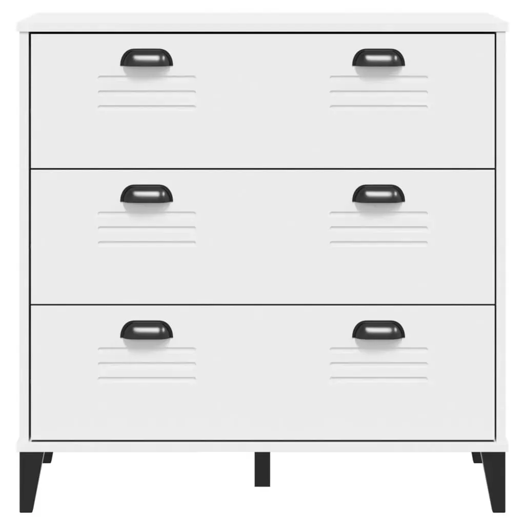 Drawer Cabinet VIKEN White Engineered Wood Price
