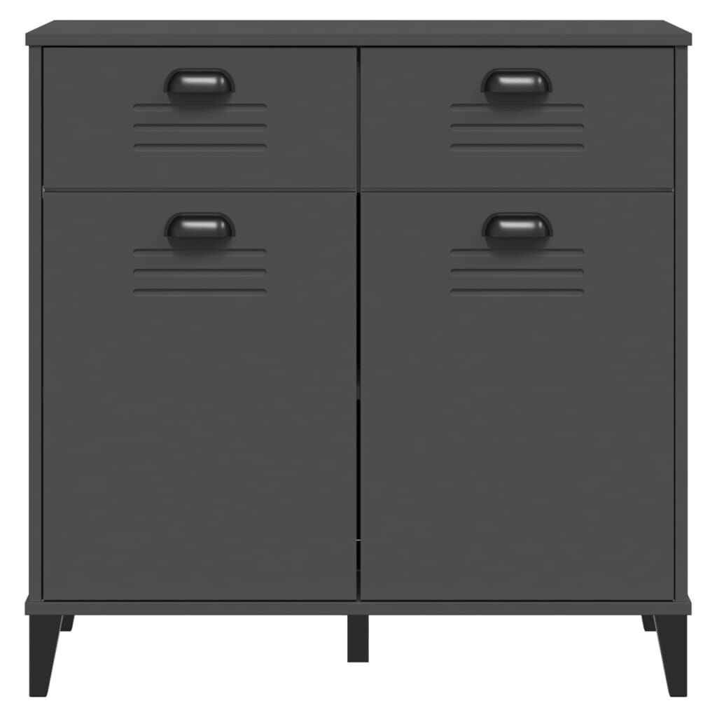Sideboard VIKEN Anthracite Grey 80x40x80 cm Engineered Wood Price