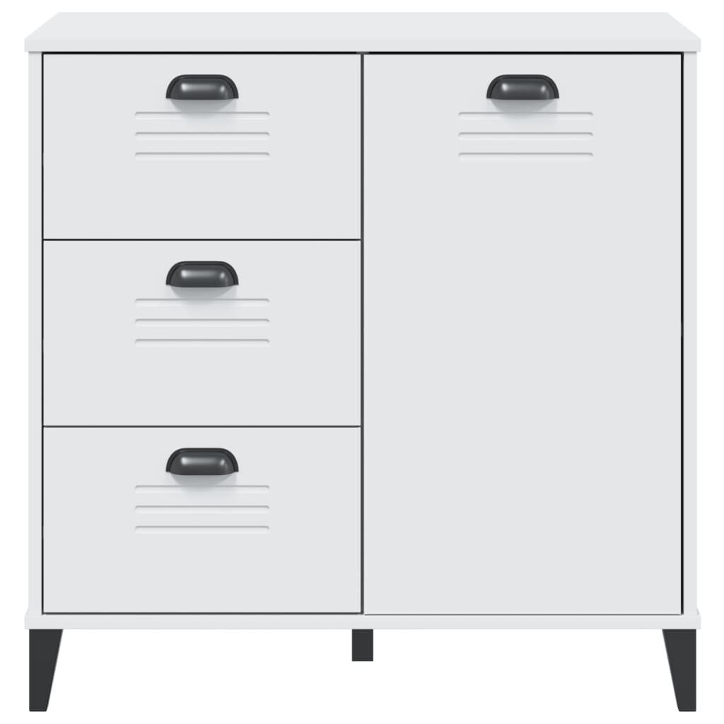 Sideboard VIKEN White 80x40x80 cm Engineered Wood Price
