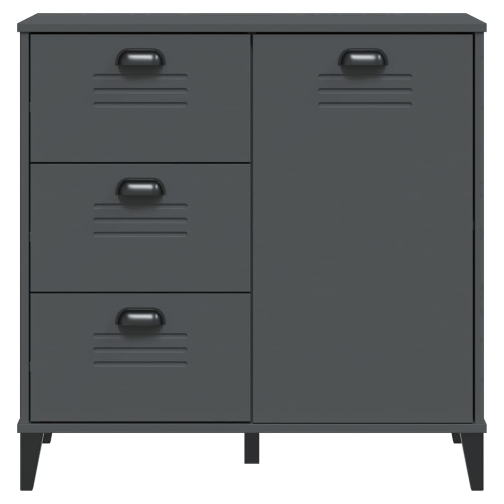 Sideboard VIKEN Anthracite Grey 80x40x80 cm Engineered Wood Price
