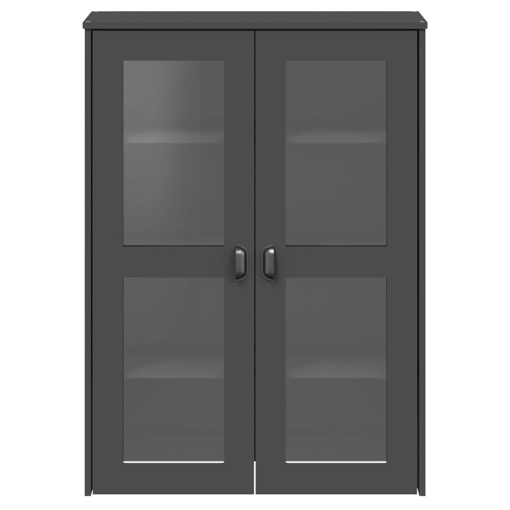 Top for Highboard VIKEN Anthracite Grey Engineered Wood Price