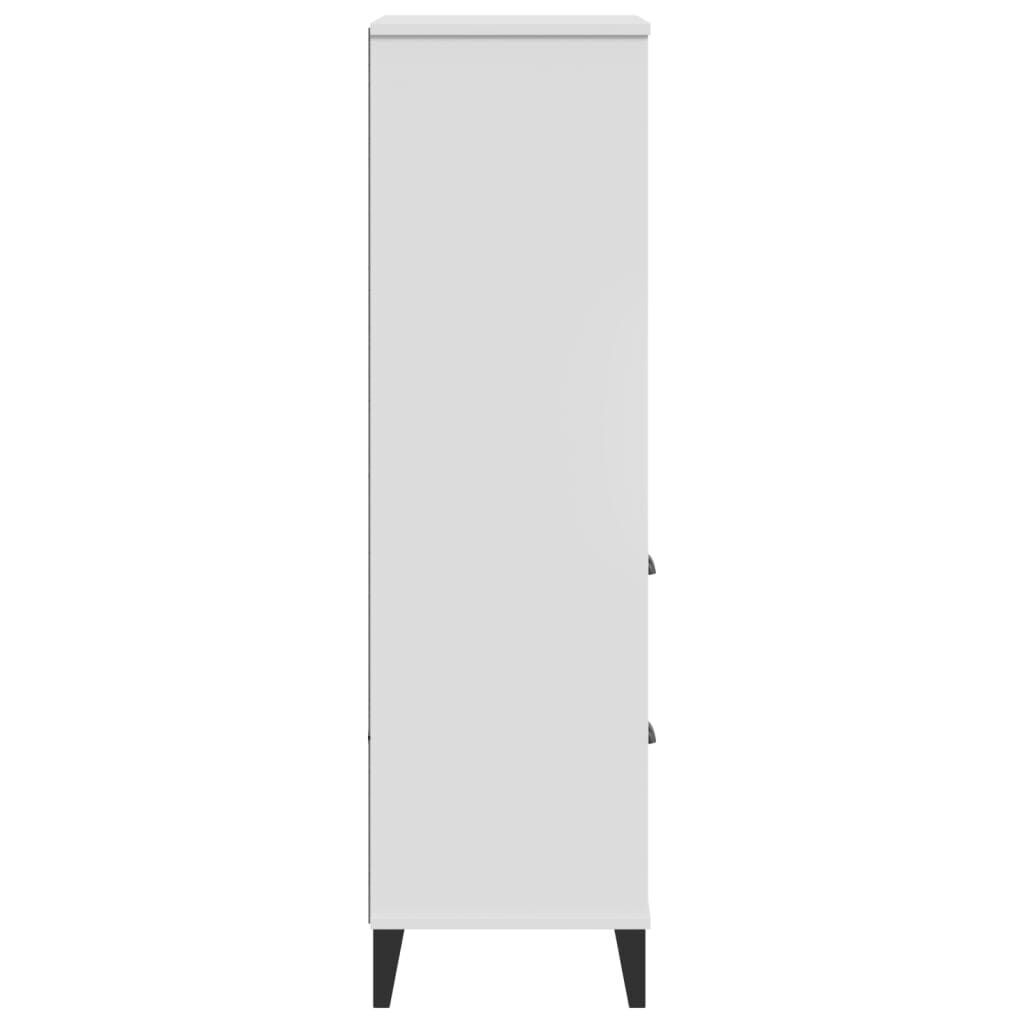 Bookcase VIKEN White 60x35x123 cm Engineered Wood Price