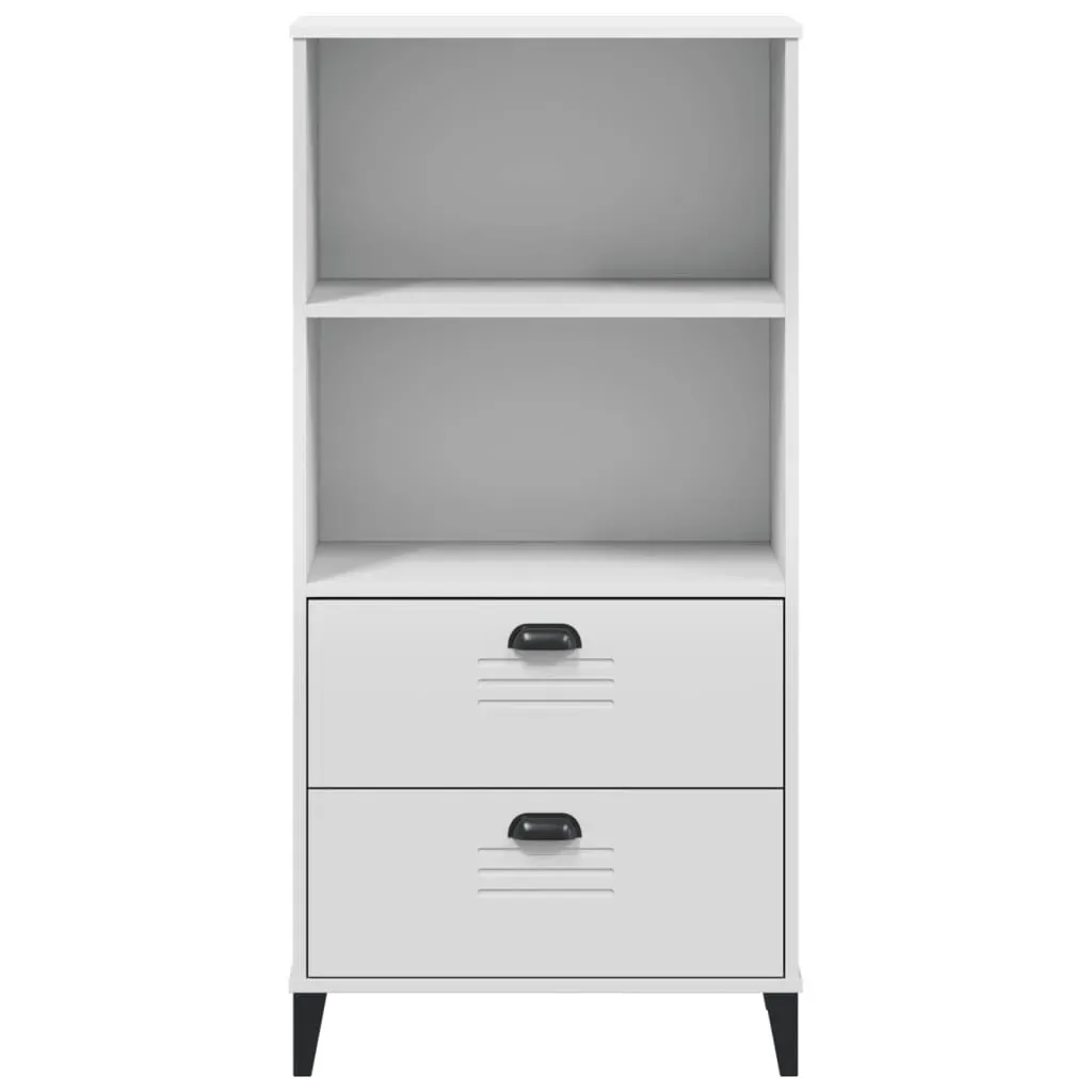 Bookcase VIKEN White 60x35x123 cm Engineered Wood Price