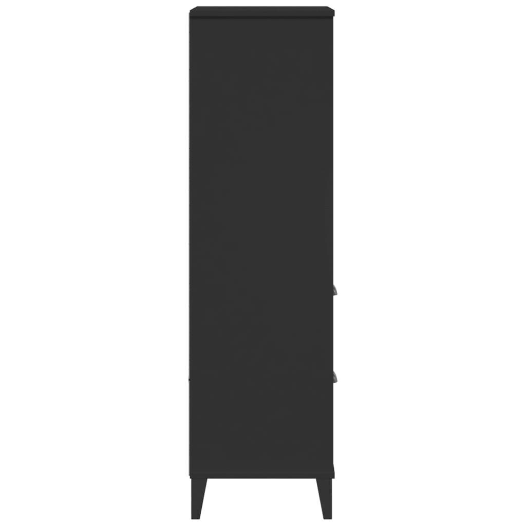 Bookcase VIKEN Black 60x35x123 cm Engineered Wood Price