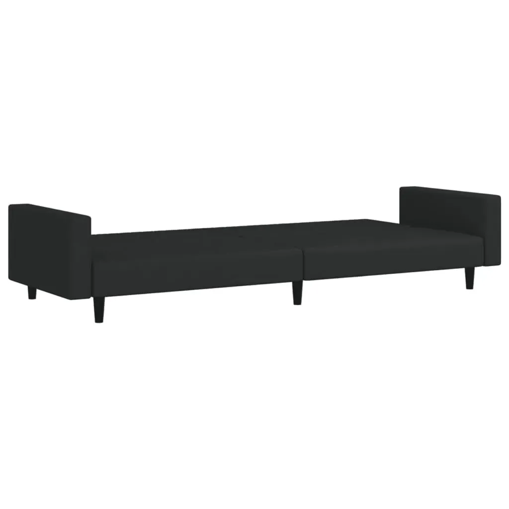 2-Seater Sofa Bed Black Velvet Price