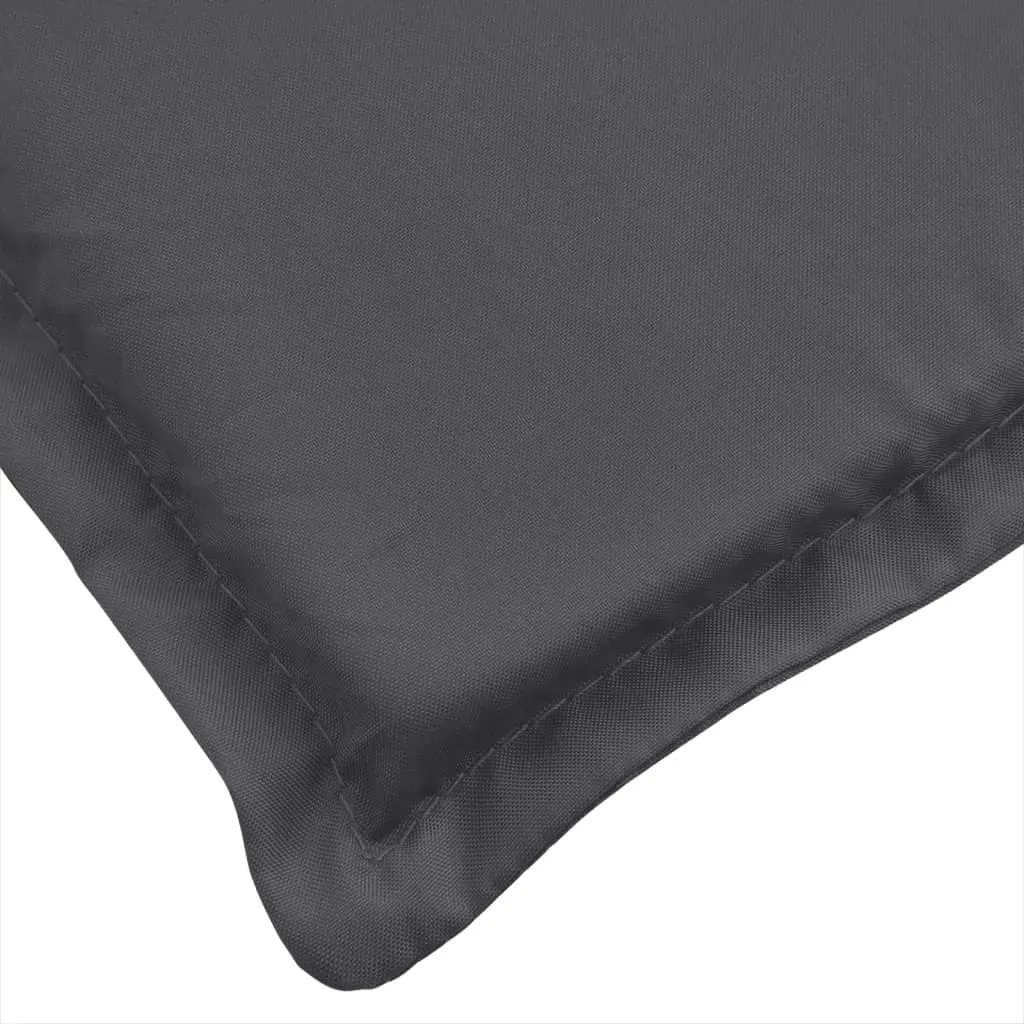 Sun Lounger Cushion Melange Anthracite 200x50x4 cm Fabric Price