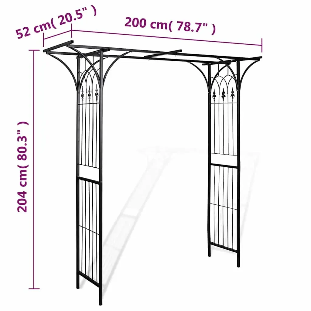 Garden Arch 200x52x204 cm Price