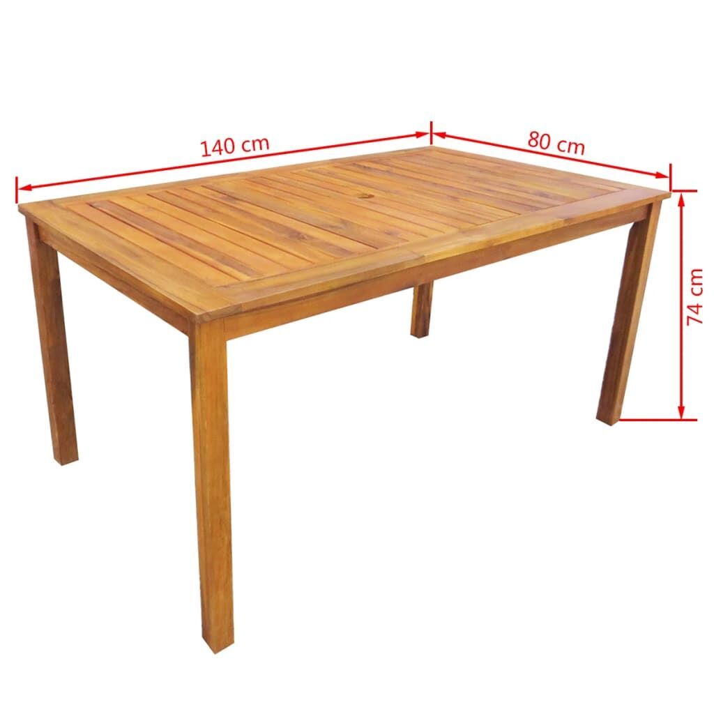 7 Piece Outdoor Dining Set Solid Acacia Wood Price