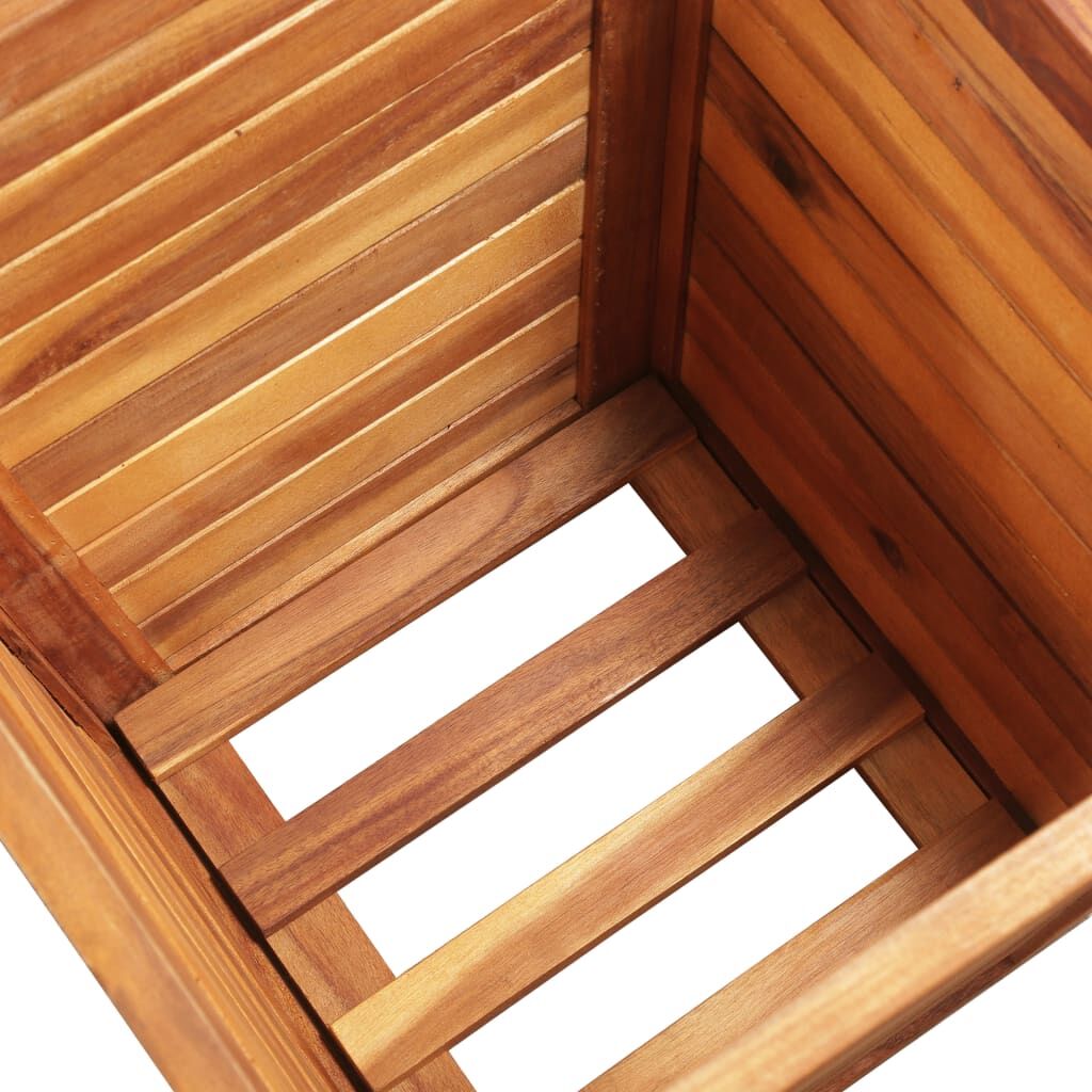 Garden Raised Bed Set 3 Pieces Square Solid Acacia Wood Price