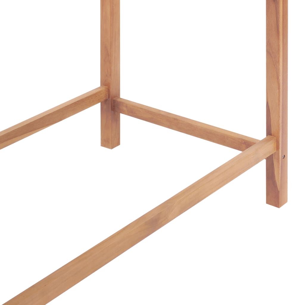 Garden Bar Table 120x65x110 cm Solid Teak Wood Price