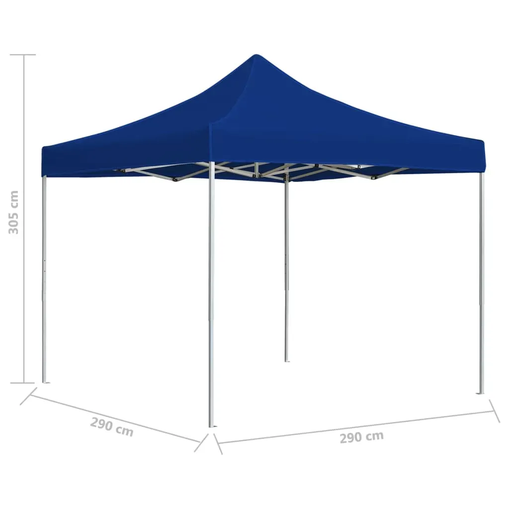 Professional Folding Party Tent Aluminium 3x3 m Blue Price