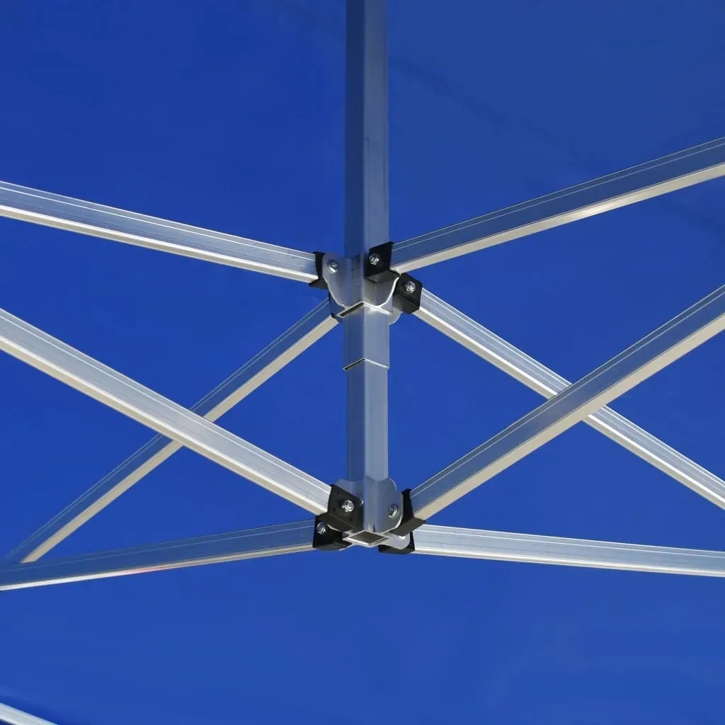 Professional Folding Party Tent Aluminium 4.5x3 m Blue Price