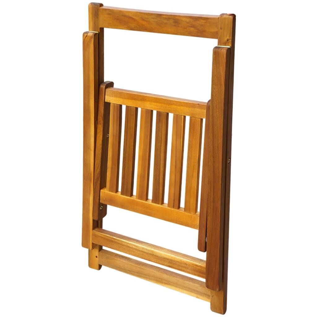 5 Piece Folding Outdoor Dining Set Solid Acacia Wood Price
