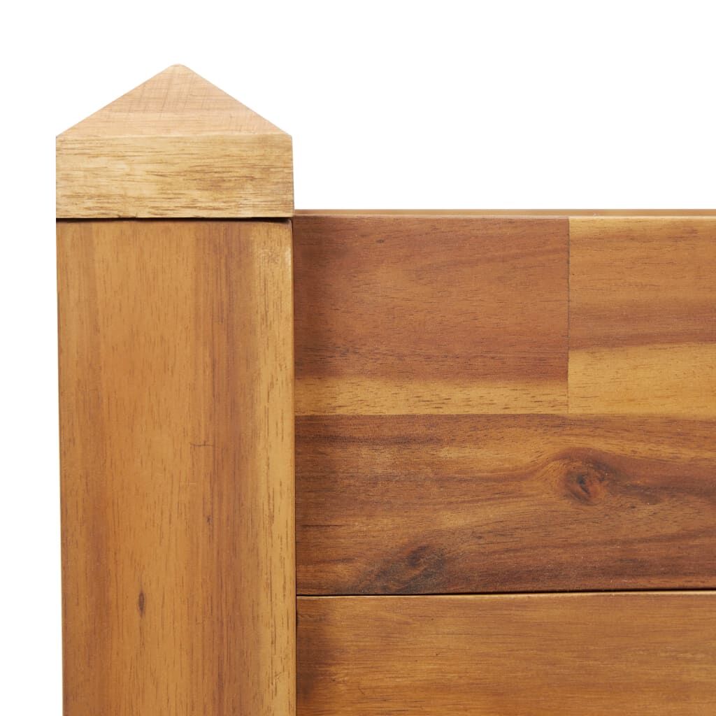 Garden Raised Bed 110x60x84 cm Solid Acacia Wood Price