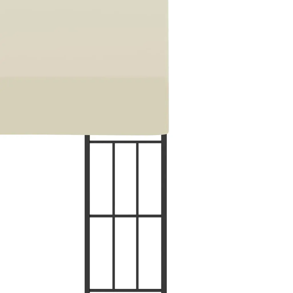 Wall-mounted Gazebo 3x6 m Cream Fabric Price