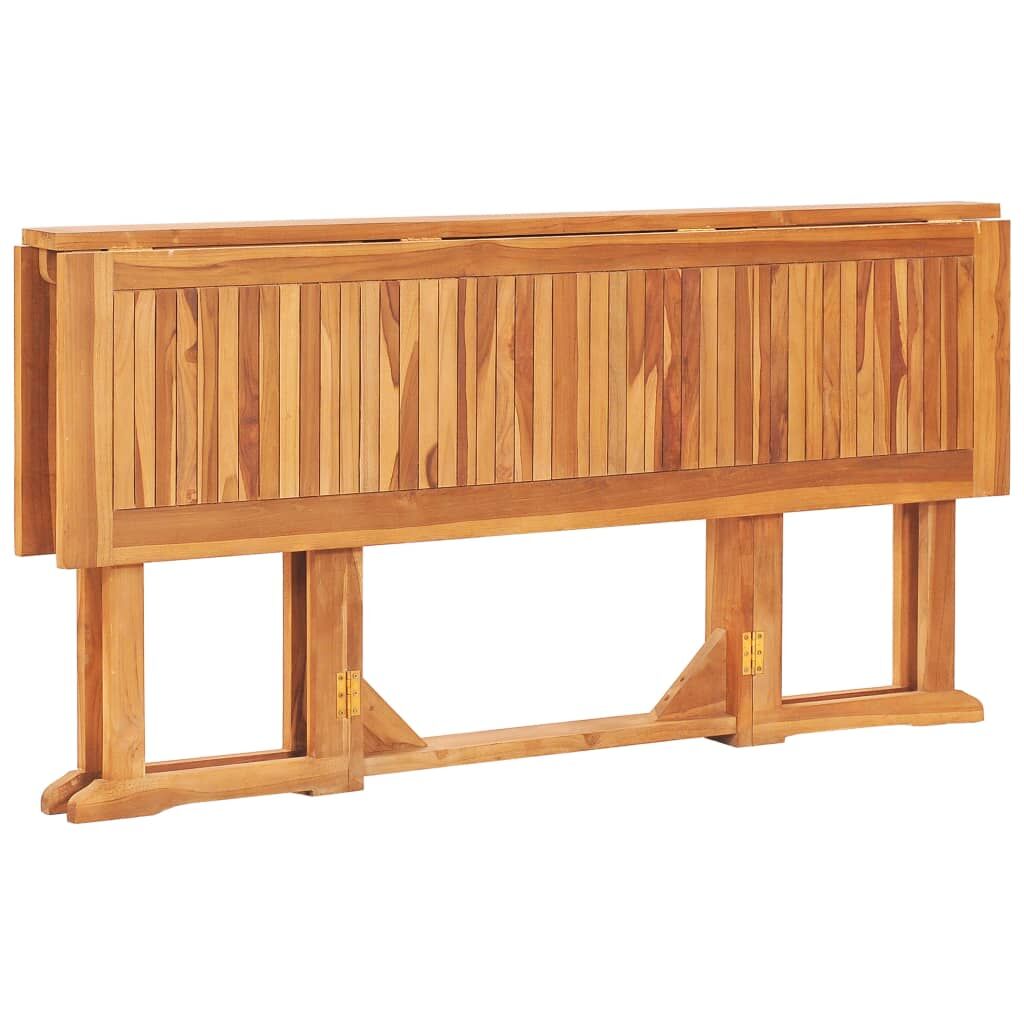 7 Piece Folding Outdoor Dining Set Solid Teak Wood Price