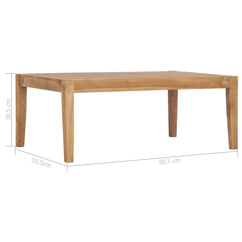 Garden Table 90.5x55.5x30.5 cm Solid Teak Wood Price
