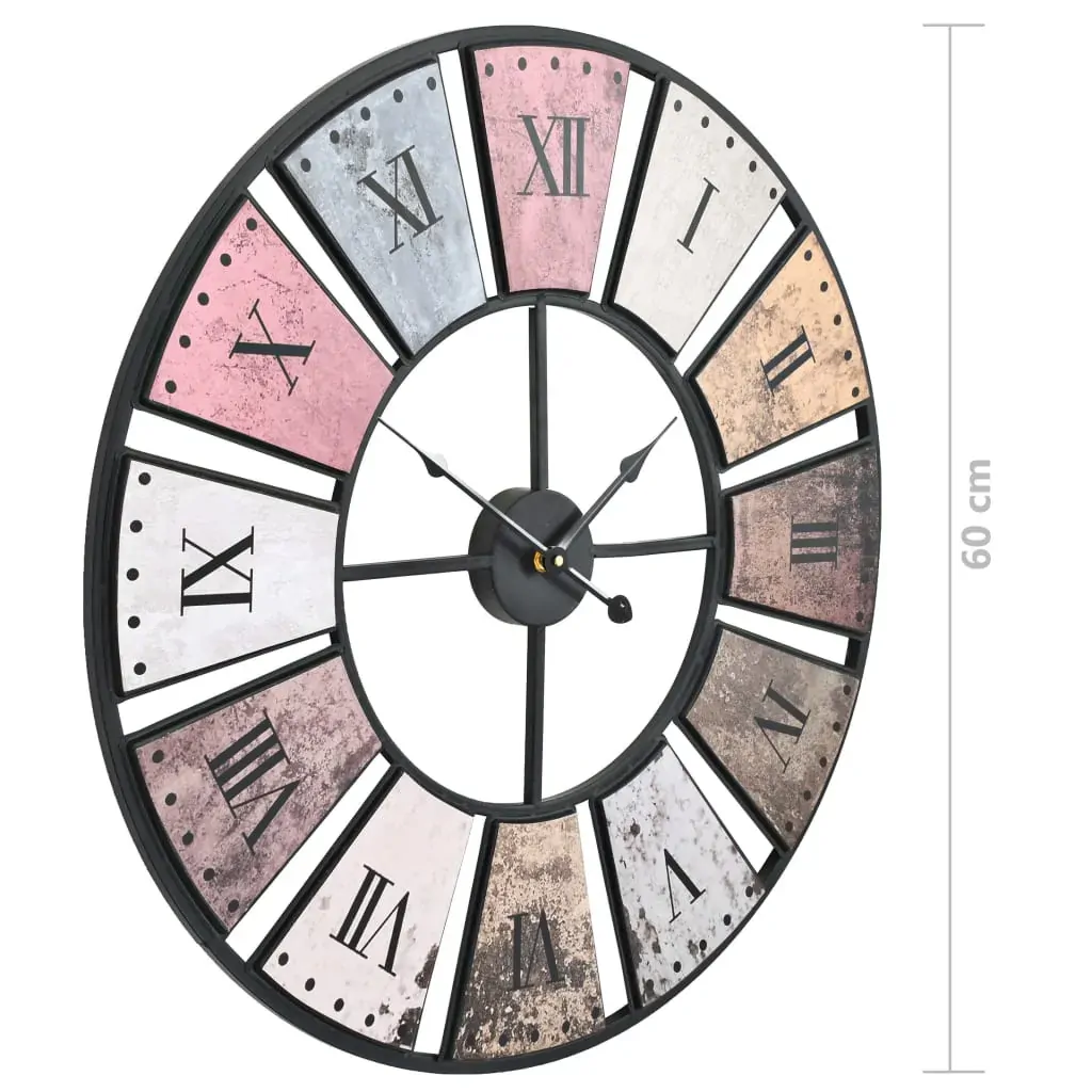 Vintage Wall Clock with Quartz Movement 60 cm XXL Price