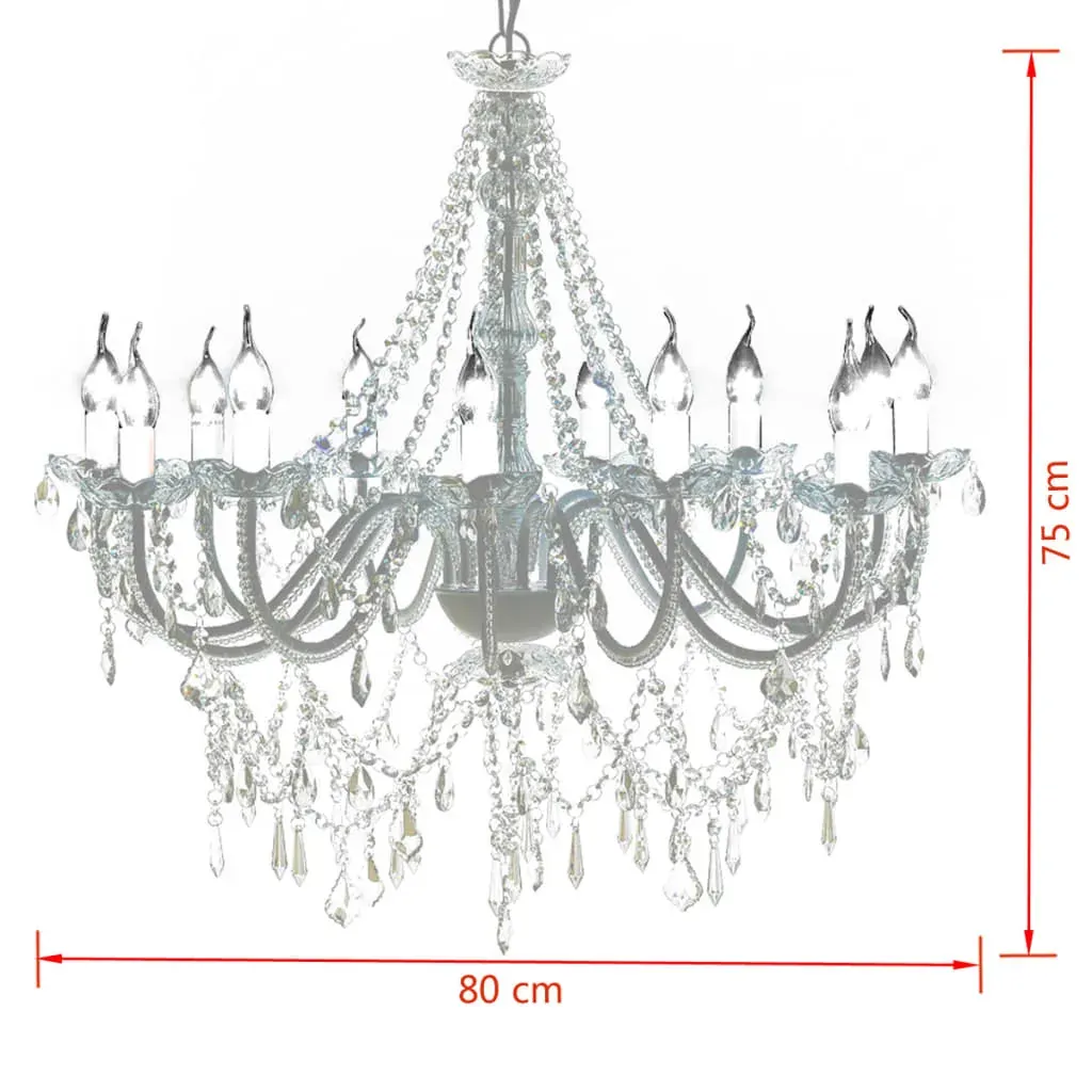 Chandelier with 1600 Crystals Price
