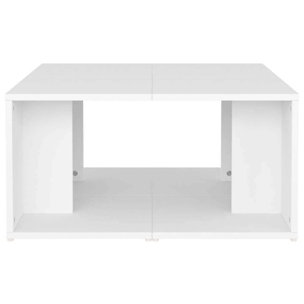 Coffee Tables 4 pcs White 33x33x33 cm Engineered Wood Price
