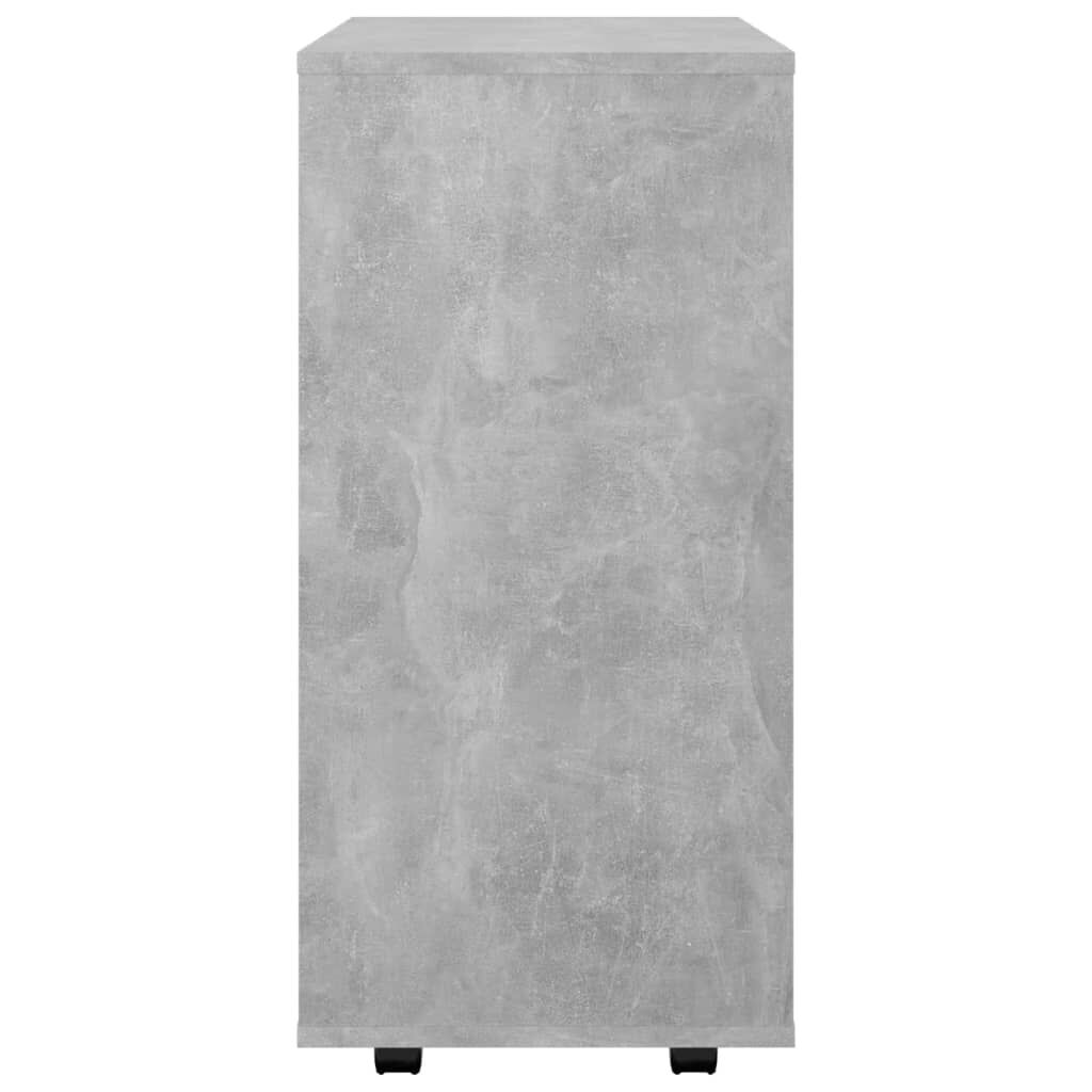 Rolling Cabinet Concrete Grey 60x35x75 cm Engineered Wood Price