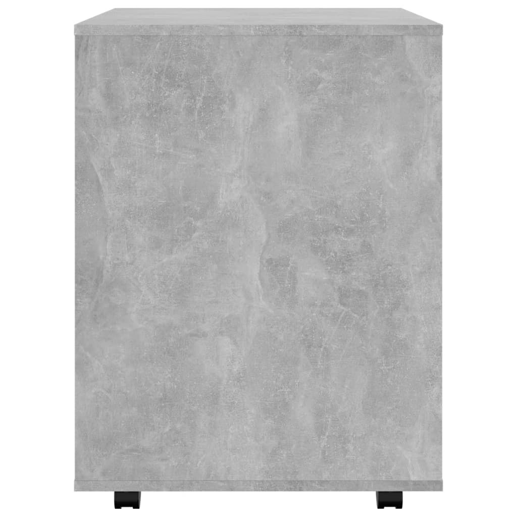 Rolling Cabinet Concrete Grey 60x53x72 cm Engineered Wood Price