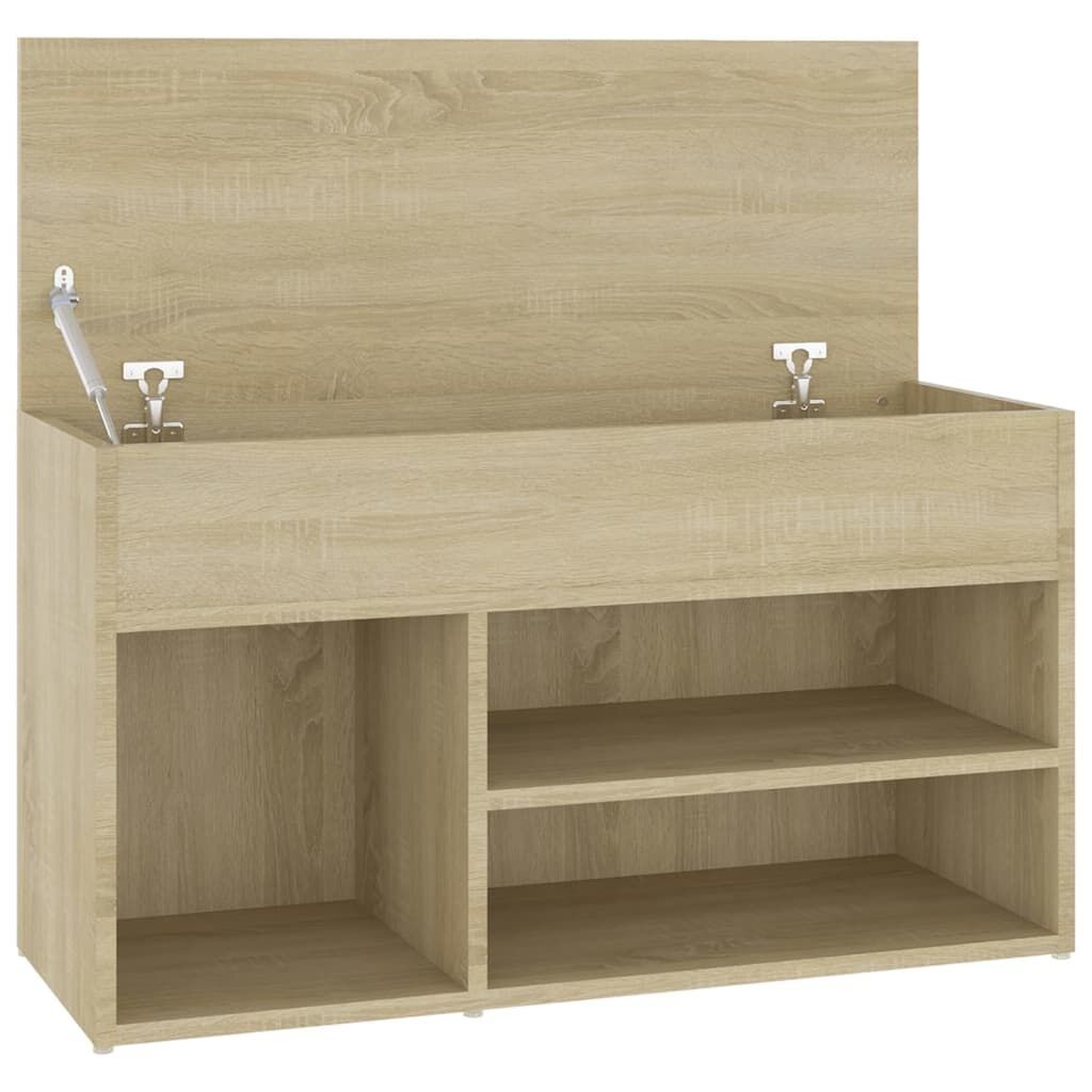 Shoe Bench Sonoma Oak 80x30x45 cm Engineered Wood Price
