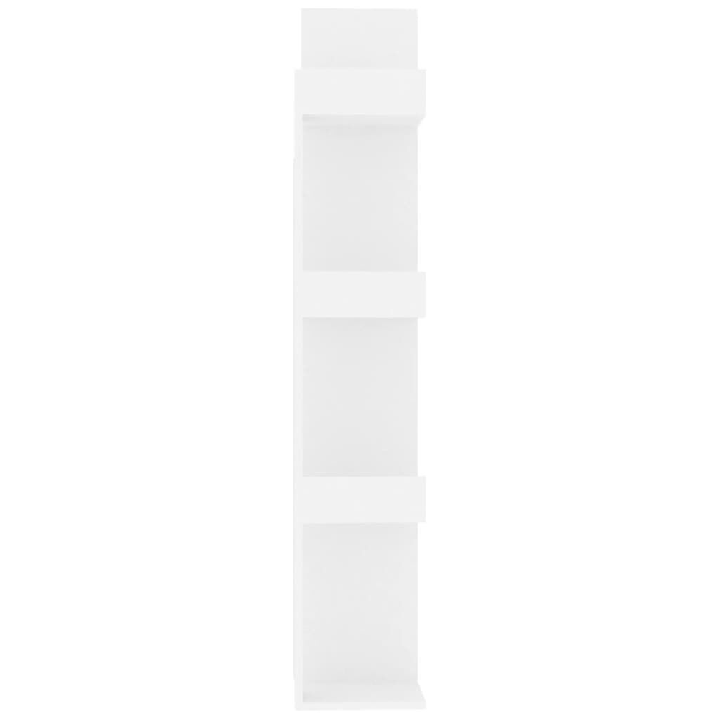 Book Cabinet White 48x25.5x140 cm Engineered Wood Price