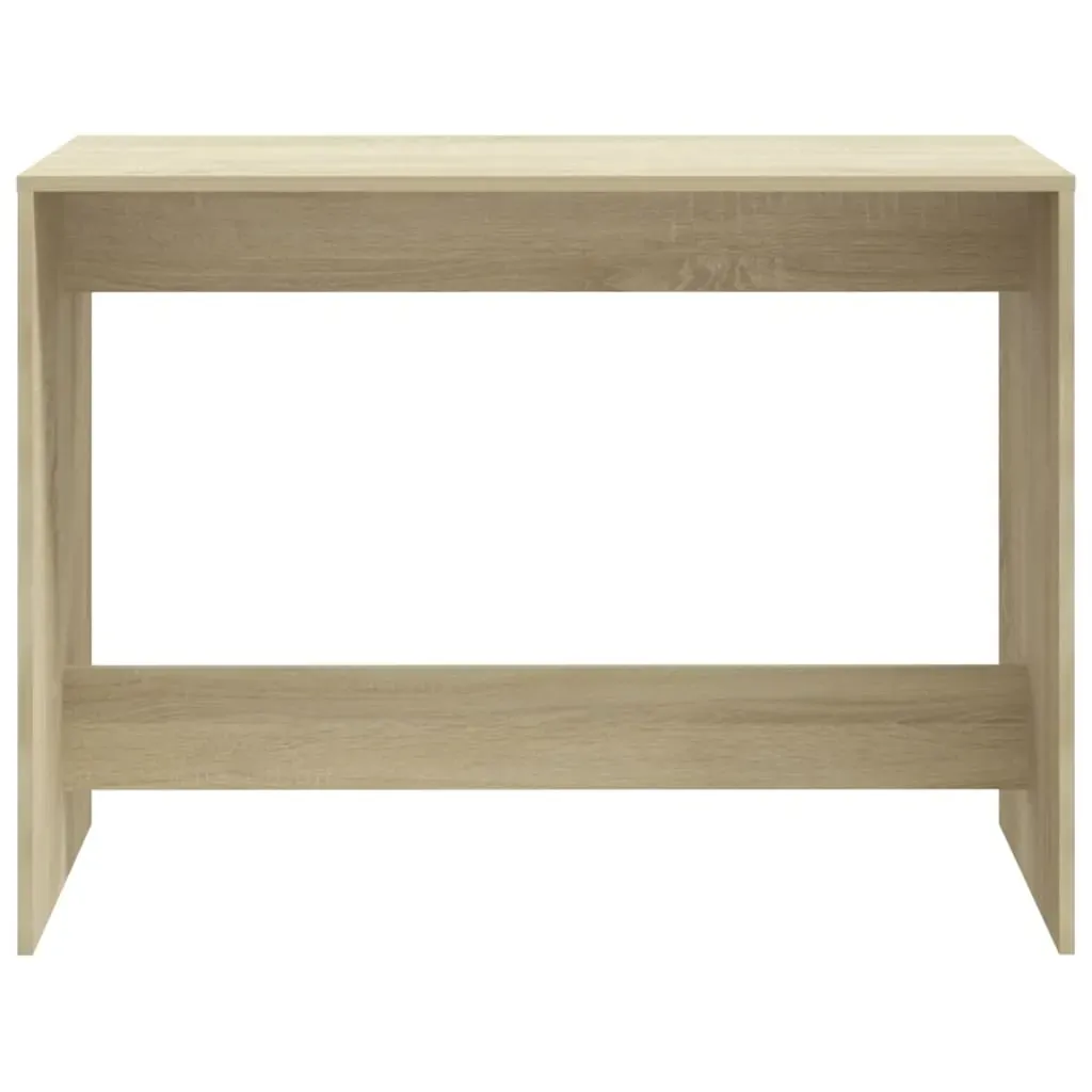 3 Piece Dining Set Sonoma Oak Engineered Wood Price
