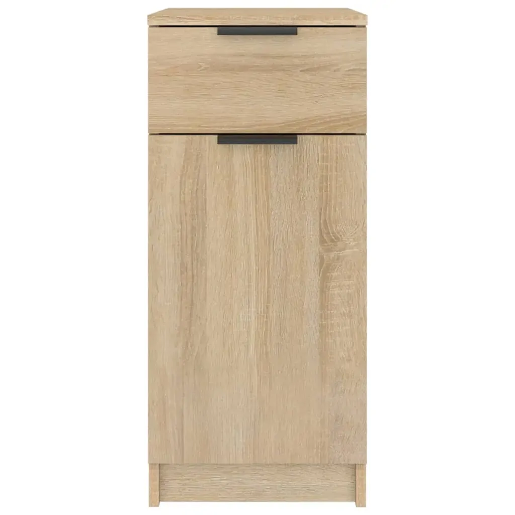Desk Cabinet Sonoma Oak 33.5x50x75 cm Engineered Wood Price