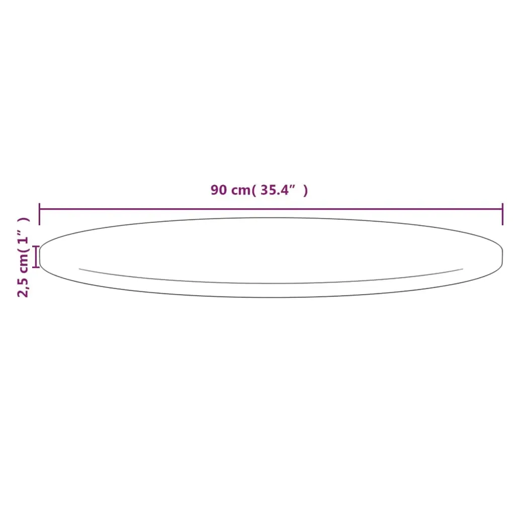Table Top Ø90x2.5 cm Solid Wood Pine Price