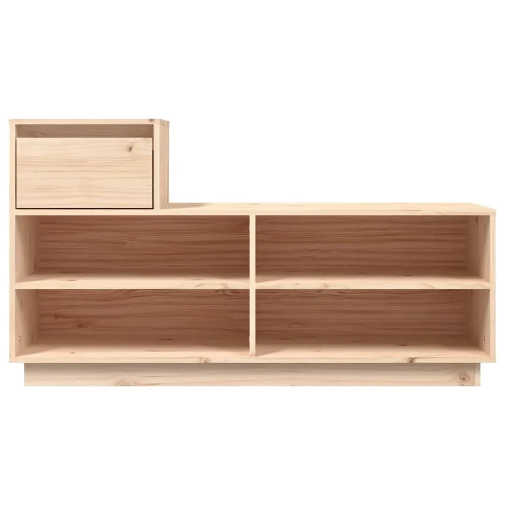 Shoe Cabinet 110x34x61 cm Solid Wood Pine Price