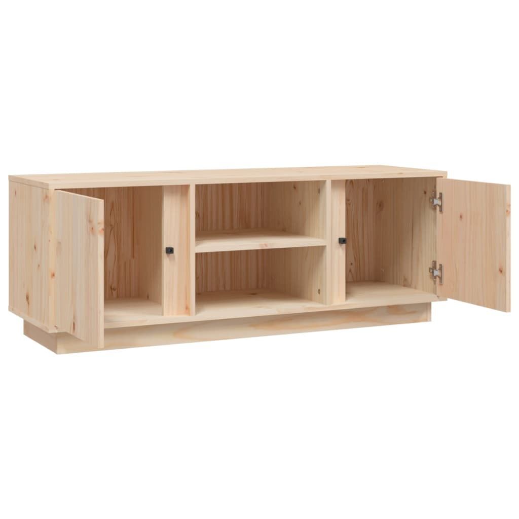TV Cabinet 110x35x40.5 cm Solid Wood Pine Price