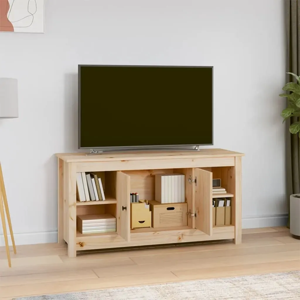 TV Cabinet 103x36.5x52 cm Solid Wood Pine Price