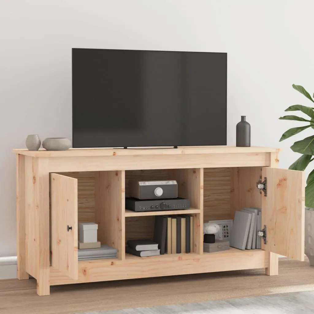 TV Cabinet 103x36.5x52 cm Solid Wood Pine Price
